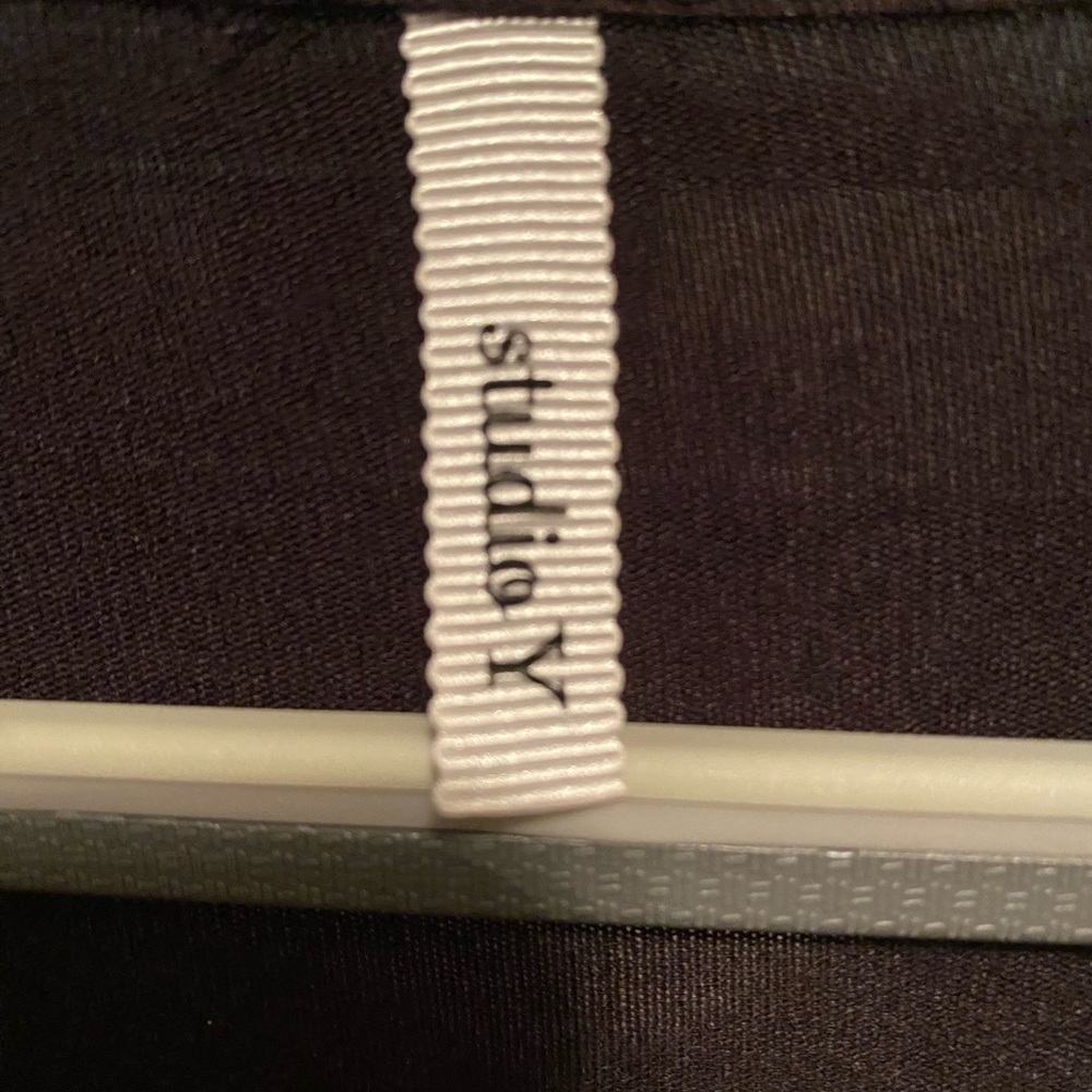 Studio Y long sleeve silky dress shirt with embellishments. - Picture 4 of 9